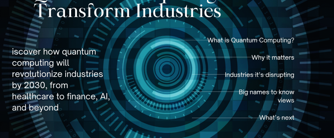 The Quantum Leap: How Quantum Computing Will Transform Industries by 2030